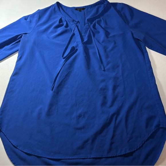 RW&CO. Royal Blue Women's Blouse - Picture 3 of 5